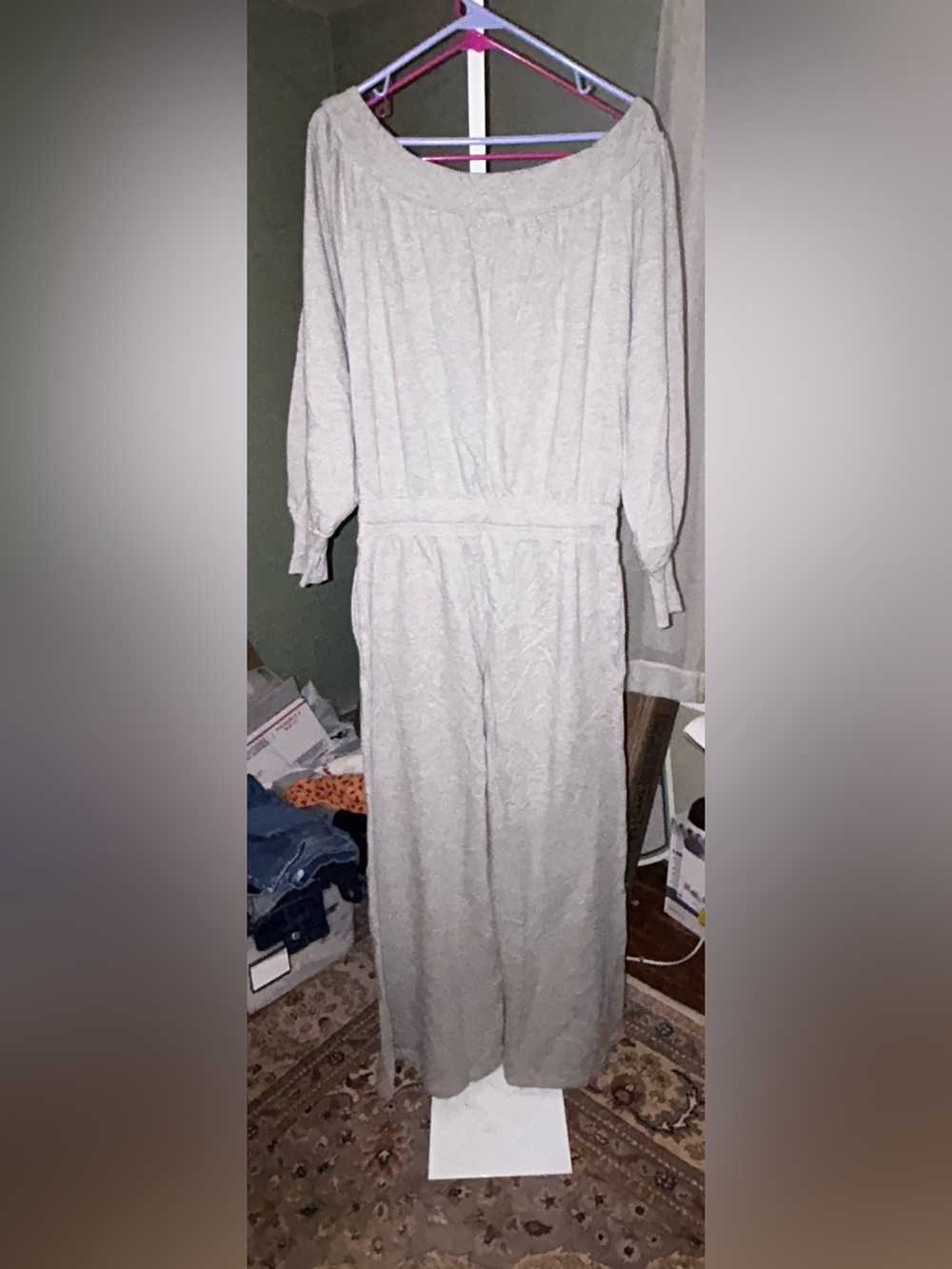 Free People Heather Gray one piece Jumpsuit